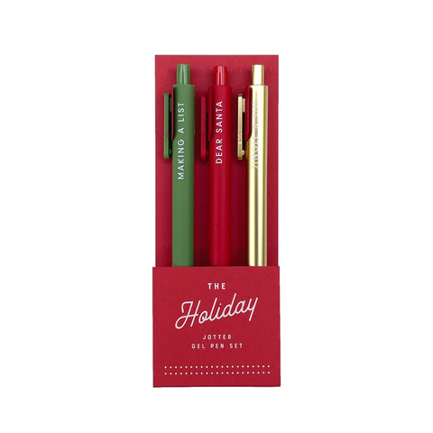 Holiday Jotter Gel Pen | Set of 3