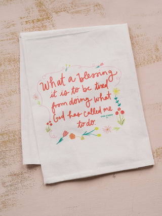 What A Blessing Flour Sack Towel