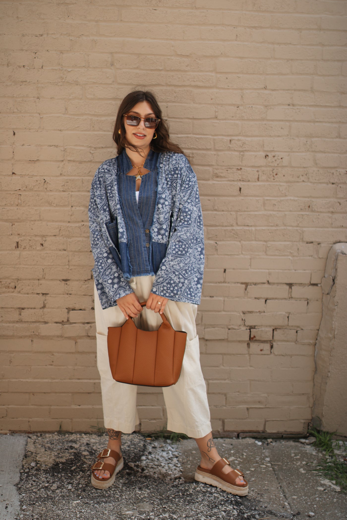 Darby Paisley Denim Shirt