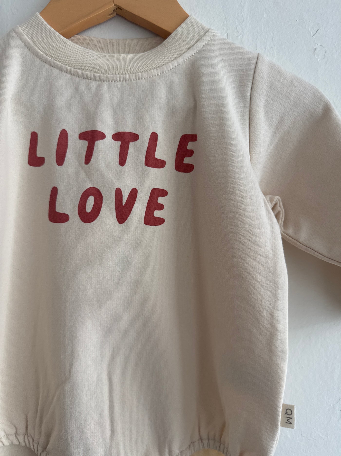 Crewneck Bubble Romper | Little Love