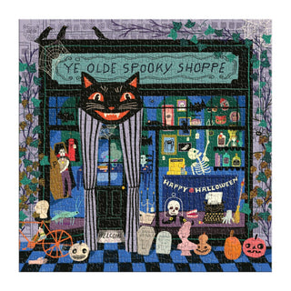 Ye Olde Spooky Shoppe Cat 500 Piece Puzzle