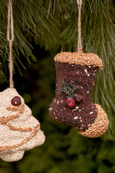 Holiday Icon Bird Seed Ornament