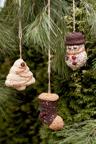 Holiday Icon Bird Seed Ornament
