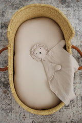 Organic Cotton Lion Lovey Blanket | Natural