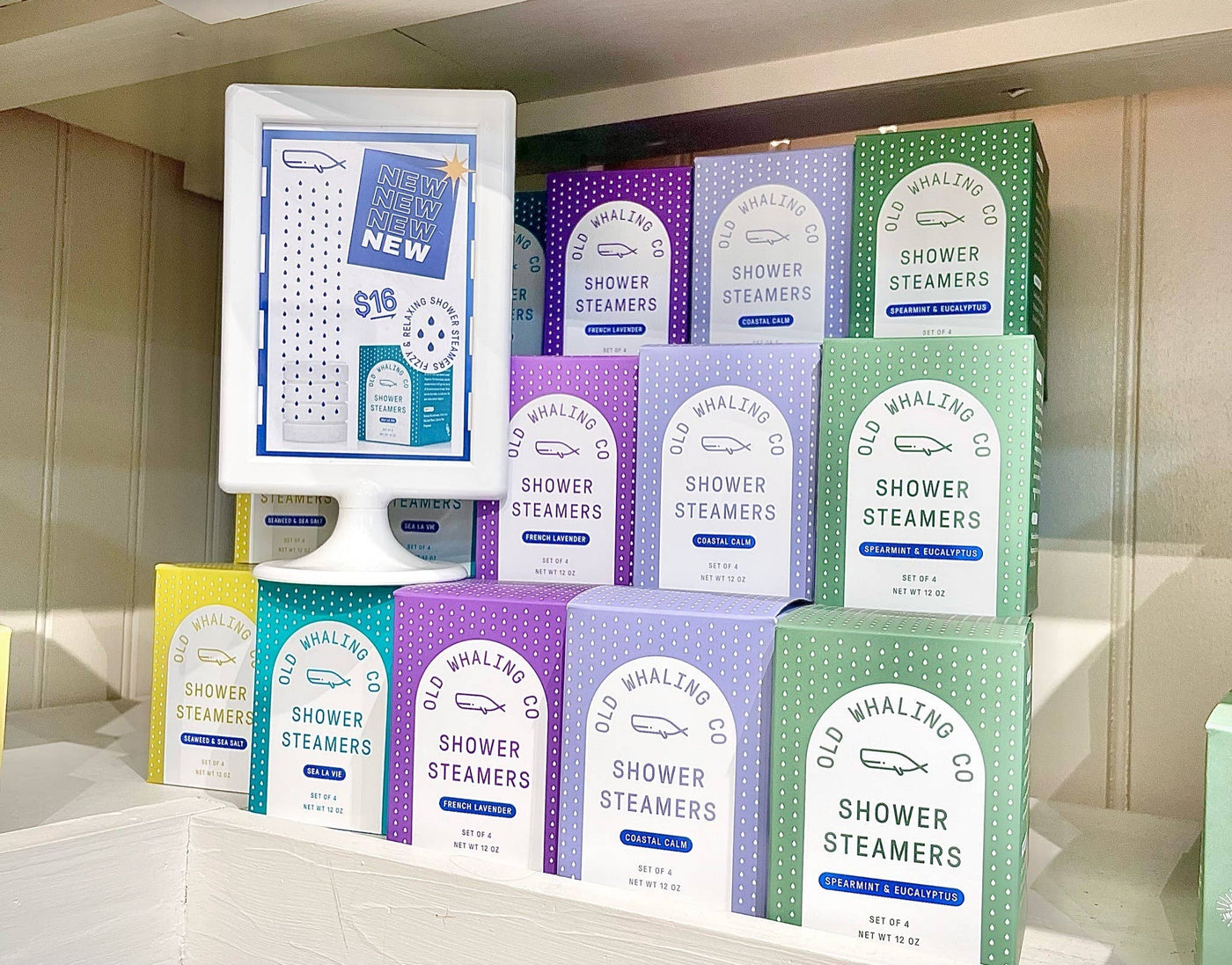 Old Whaling Co. Shower Steamers | Set of 4