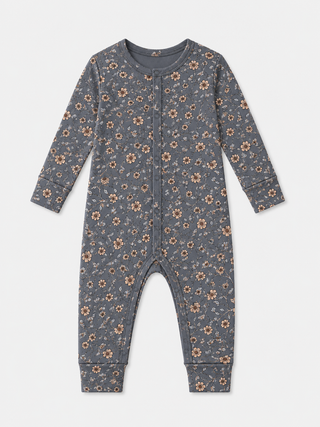 Cottage Floral 2 Way Zip Romper
