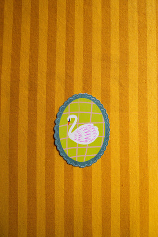Swan Portrait Sticker