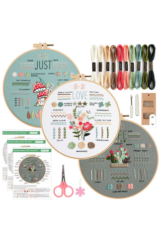 Just Love Life Embroidery Kit