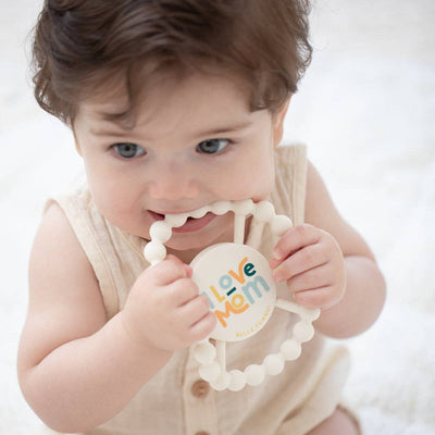 Happy Teether | I Love Mom