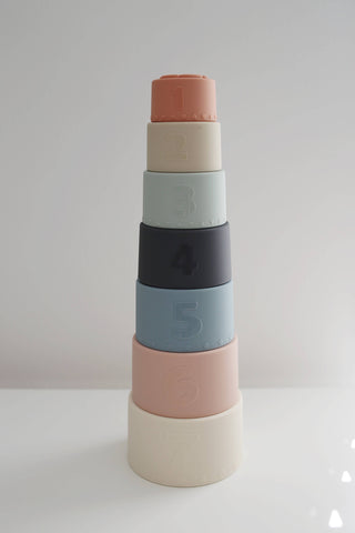 Silicone Stacking Nesting Cups