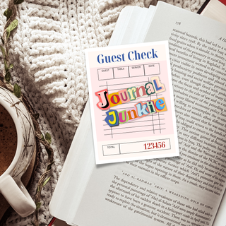 Journal Junkie Sticker