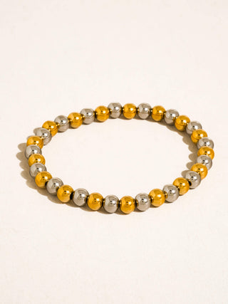 Ella Two Tone Beaded Bracelet