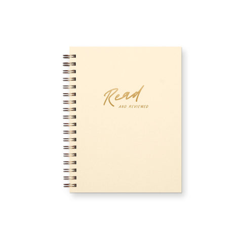 Read + Reviewed Book Log Journal