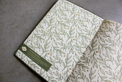 Deer Embroidered Journal