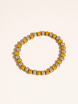 Ella Two Tone Beaded Bracelet