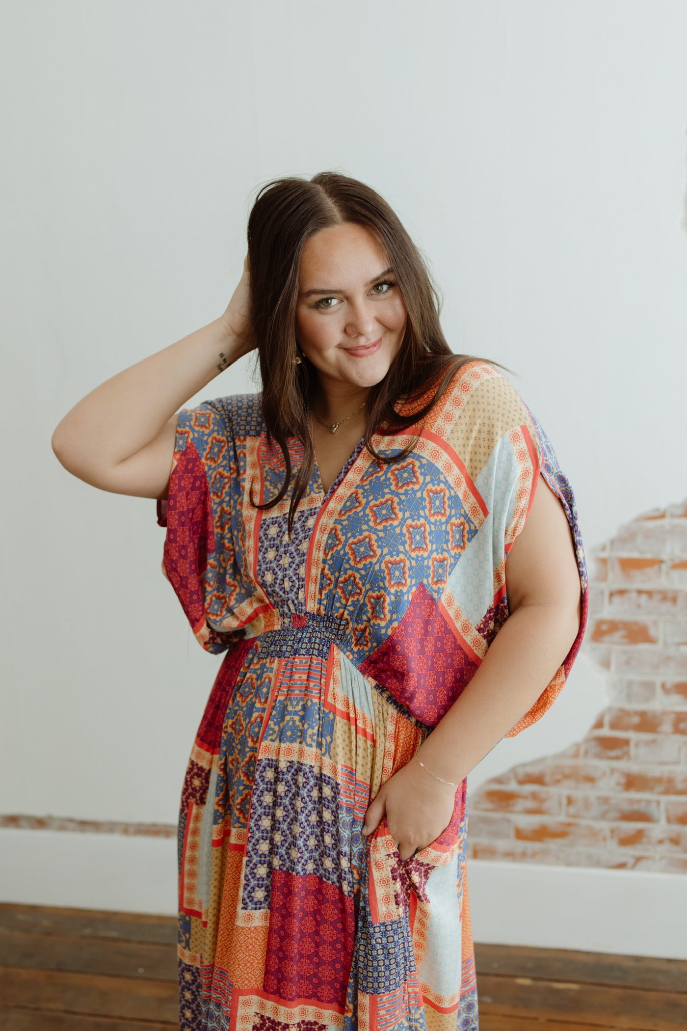 Blown Away Patch Dress