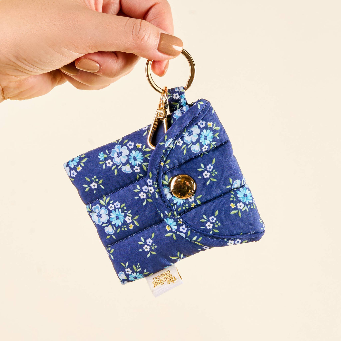 Puffy Earbud Case Keychain