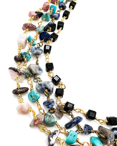 Astrid Rock Chain Necklace
