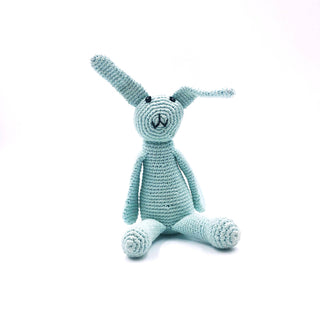 Organic Handmade Crochet Bunny Rattle