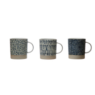 Blue Willow 16.oz Stoneware Mugs
