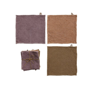 Cotton Waffle Weave Dish Cloths | Set of 3