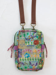 Patchwork Watercolor Pocket Crossbody