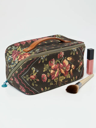 Vintage Floral Travel Cosmetic Organizer