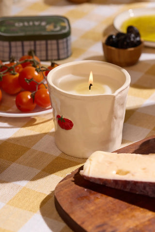 Bistro Heirloom Tomato Icon Ceramic Candle