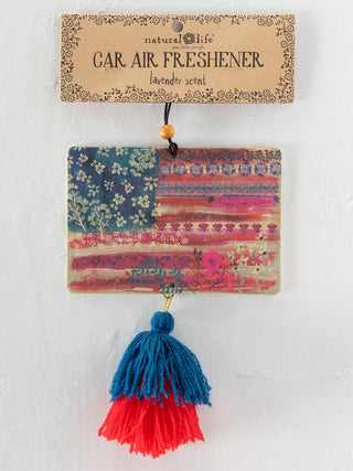 Flag Car Freshener