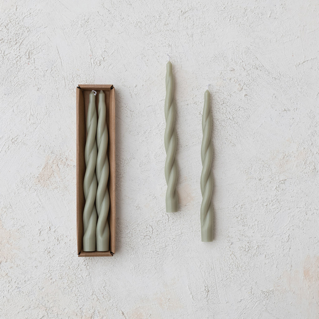 Windy Nest Twisted Taper Candles