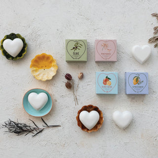 Heart-Shaped Shea Butter Bar Soap