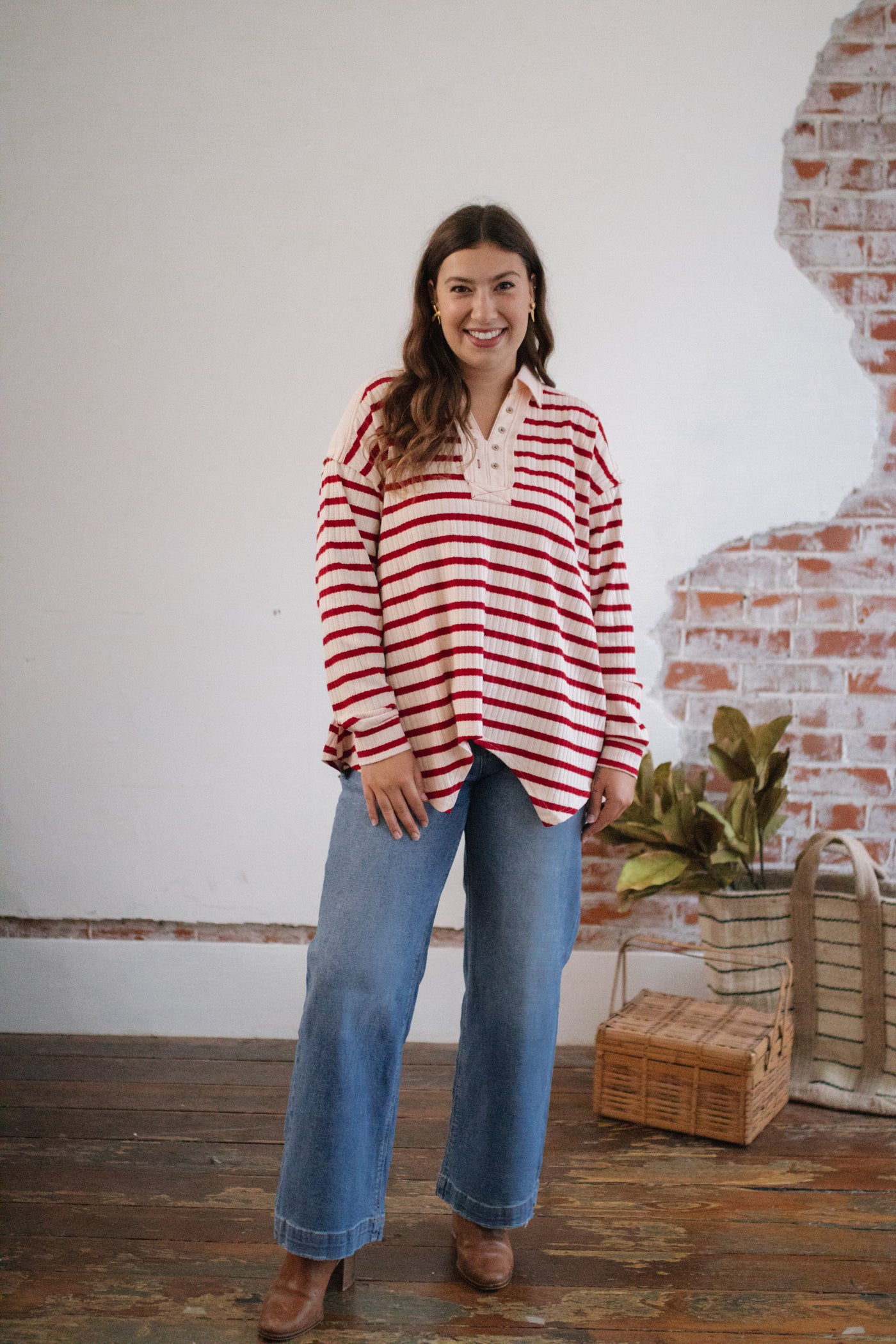 Clara Striped Long Sleeve Shirt