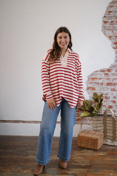 Clara Striped Long Sleeve Shirt