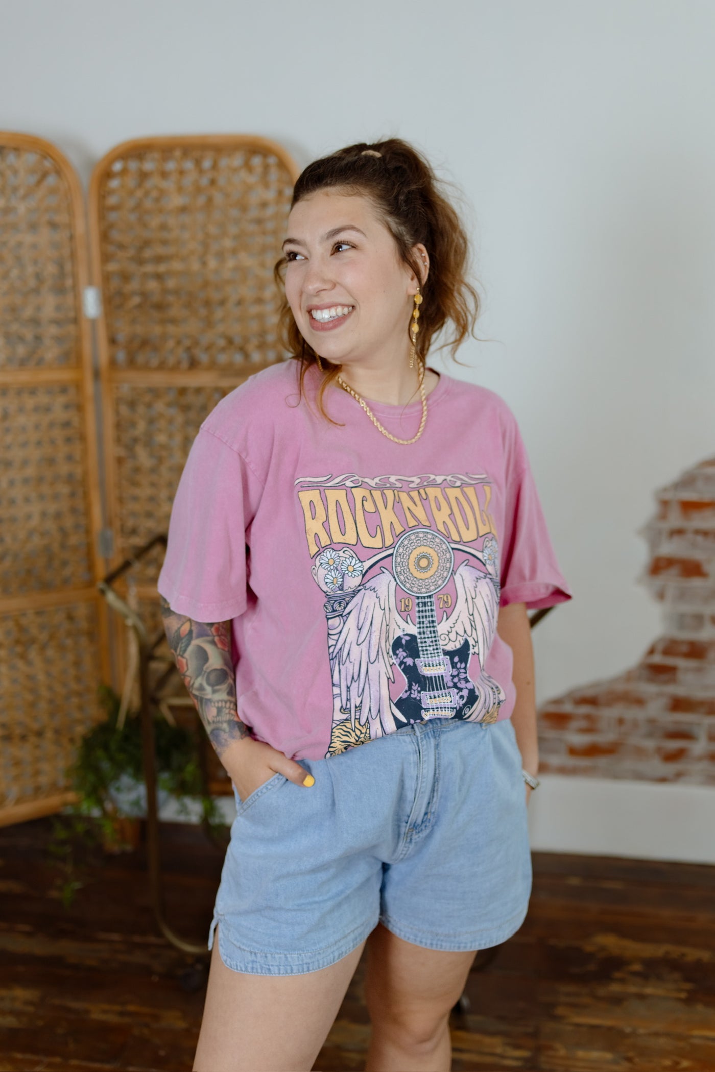 Oversized World Tour Rock N' Roll Tee