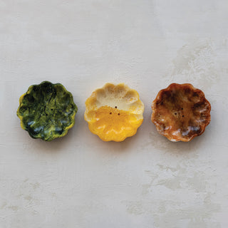 Marbled Resin Bloom Soap Dish