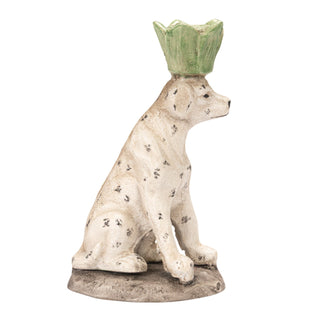 Garden Dog Taper Holder
