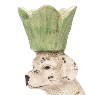 Garden Dog Taper Holder