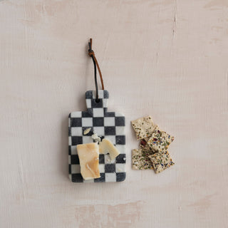 Marble Serving Board with Handle