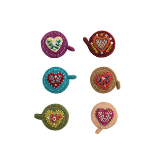Embroidered Wool Felt Tape Measure