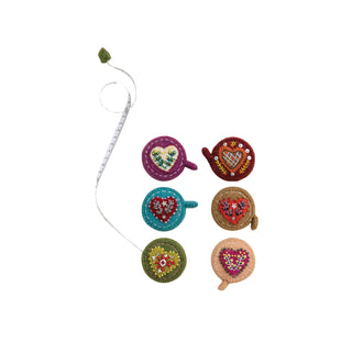 Embroidered Wool Felt Tape Measure