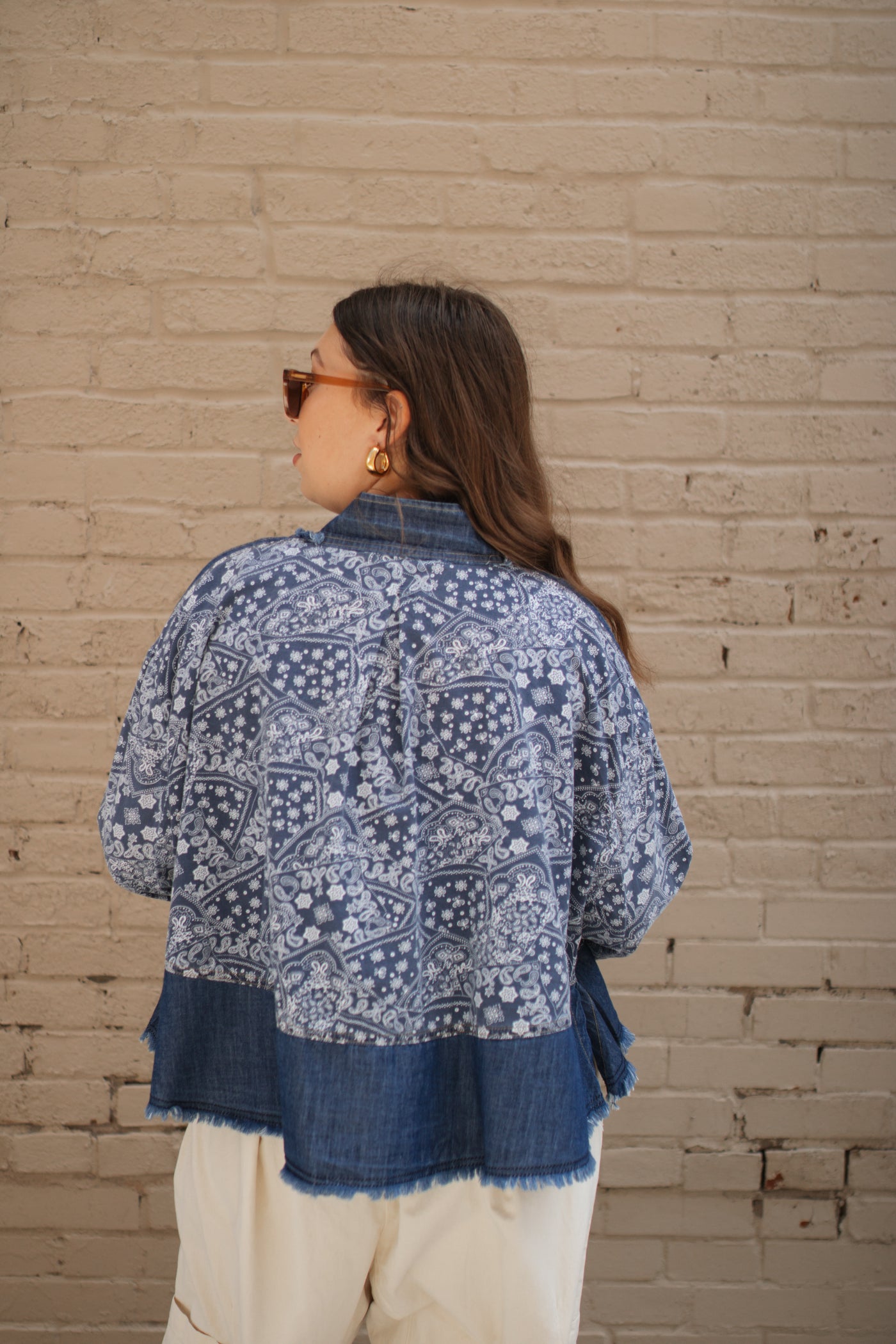 Darby Paisley Denim Shirt