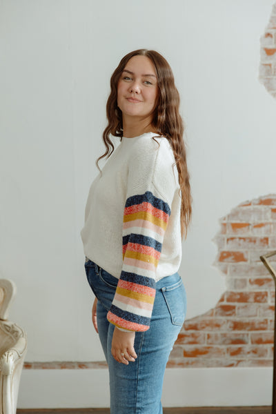 Ophelia Sleeve Stripe Sweater