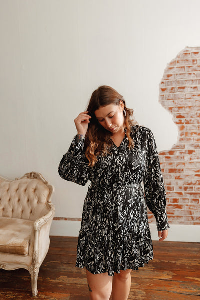 Catch Feelings Print Dress