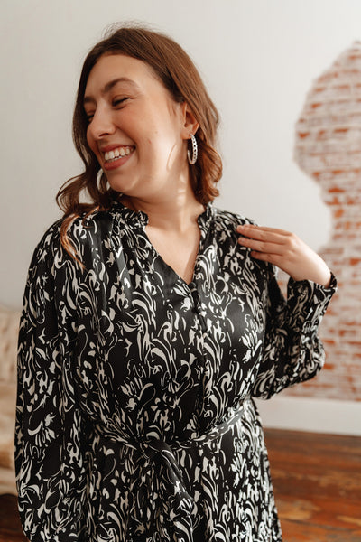 Catch Feelings Print Dress