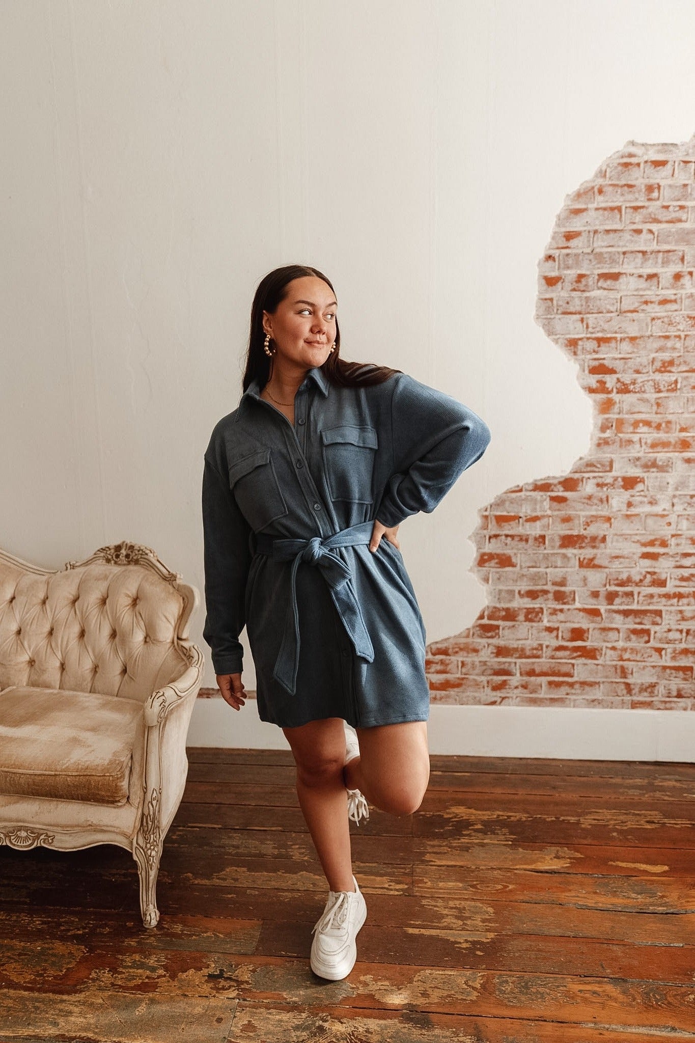 Embrace It Tie Mini Dress