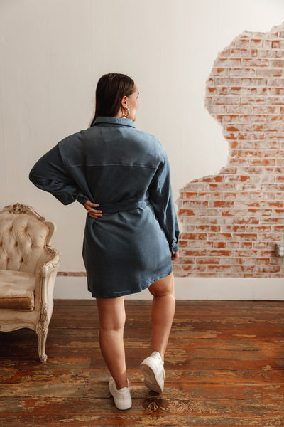 Embrace It Tie Mini Dress