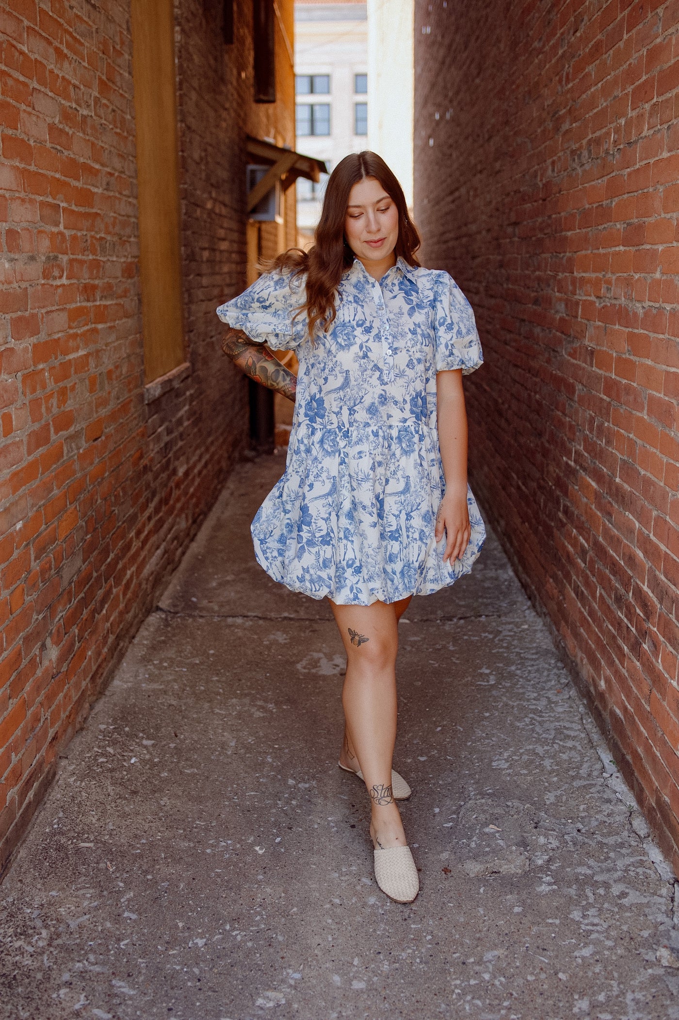 Out Of Reach Printed Dress