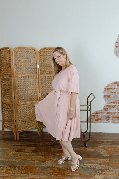 Pretty In Pink Jersey Dress