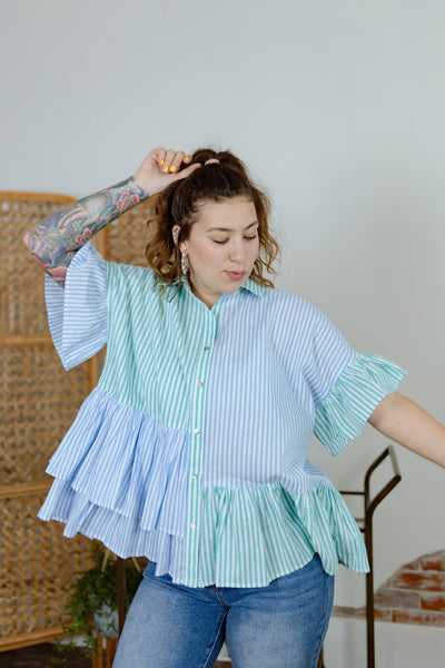 Let It Be Striped Top