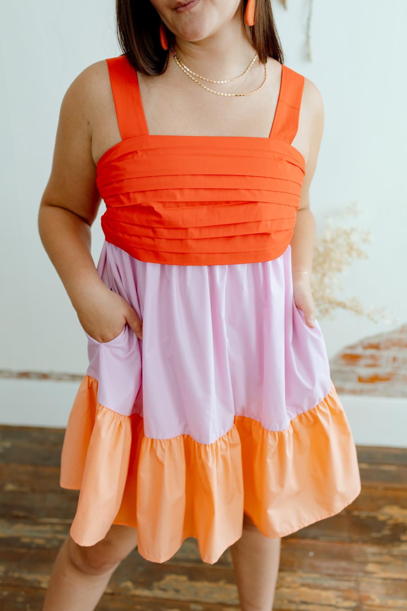Enough Said Colorblock Dress